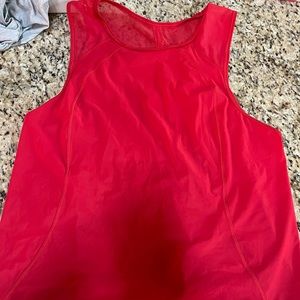 Lululemon Red Racerback Tank - Perfect Condition